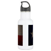 Bouteille D'eau En Acier Inoxydable Drapeau d'état du Texas (Dos)