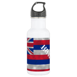 Bouteille D'eau En Acier Inoxydable Drapeau en détresse Hawaii