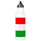 Bouteille D'eau En Acier Inoxydable Drapeau Hongrie (Gauche)