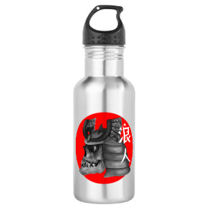 Bouteille D'eau En Acier Inoxydable Drapeau japonais Ronin Samurai