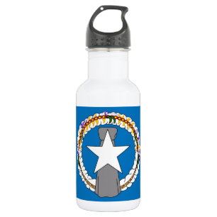 Bouteille D'eau En Acier Inoxydable Drapeau Liberty Botté des îles Mariana du Nord