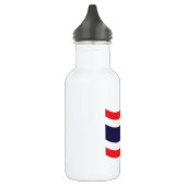Bouteille D'eau En Acier Inoxydable Drapeau thaïlandais (Gauche)