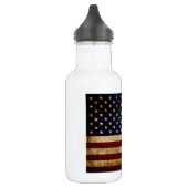 Bouteille D'eau En Acier Inoxydable Drapeau USA / Grunge (Gauche)
