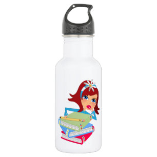 Bouteille D'eau En Acier Inoxydable École #4 Bouteilles-travaux 32 oz