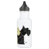 Bouteille D'eau En Acier Inoxydable Ecosse noire et rouge (Droite)