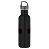 Bouteille D'eau En Acier Inoxydable Élégance foncée customisée (Dos)
