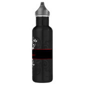 Bouteille D'eau En Acier Inoxydable Élégance foncée customisée (Droite)