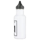 Bouteille D'eau En Acier Inoxydable Élément 017 - Cl - chlore (plein) (Droite)