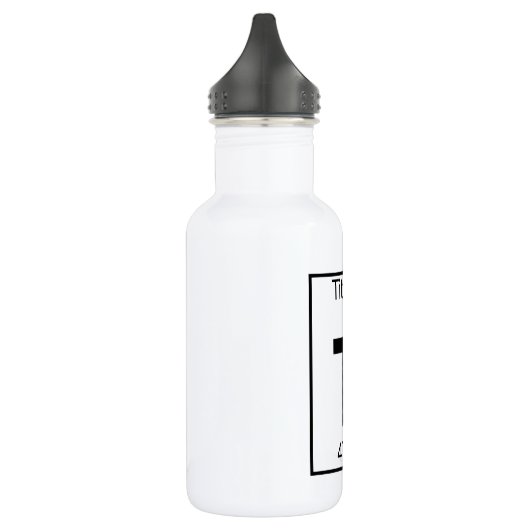 Bouteille D'eau En Acier Inoxydable Élément 022 - Ti - titane (plein) (Gauche)