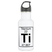 Bouteille D'eau En Acier Inoxydable Élément 022 - Ti - titane (plein) (Devant)