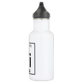Bouteille D'eau En Acier Inoxydable Élément 022 - Ti - titane (plein) (Droite)