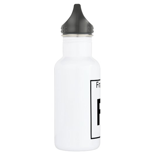 Bouteille D'eau En Acier Inoxydable Élément 087 - Francs - Francium (plein) (Gauche)