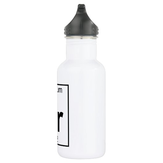 Bouteille D'eau En Acier Inoxydable Élément 087 - Francs - Francium (plein) (Droite)
