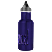 Bouteille D'eau En Acier Inoxydable Emmanuel, Nom, Logo, (Droite)