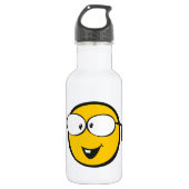 Bouteille D'eau En Acier Inoxydable Emoji nerd (Devant)