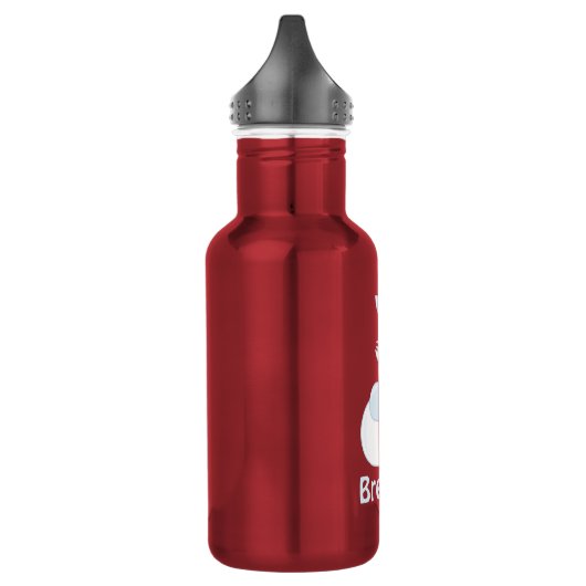 Bouteille D'eau En Acier Inoxydable Enfants mignons de Fox personnalisés (Gauche)