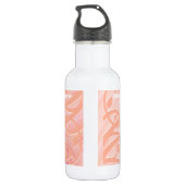 Bouteille D'eau En Acier Inoxydable Entourer des spirales, des figues et des fleurs (Dos)