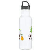 Bouteille D'eau En Acier Inoxydable Épousez une oreille ! drôle humour rebus (blanc-pl (Dos)