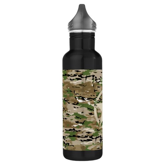Bouteille D'eau En Acier Inoxydable Étoile stylo classique décale sur style Camo (Gauche)