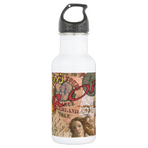 Bouteille D'eau En Acier Inoxydable Europe Travel Vintage