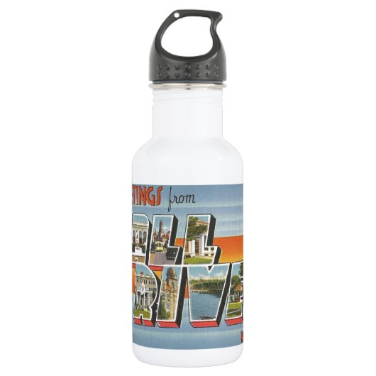 Bouteille D'eau En Acier Inoxydable Fall River, MA (Devant)