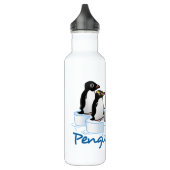 Bouteille D'eau En Acier Inoxydable Fan de pingouin (Gauche)