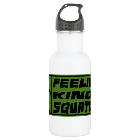 Bouteille D'eau En Acier Inoxydable Feelin plutôt Squatchy (Devant)