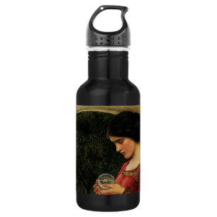 Bouteille D'eau En Acier Inoxydable Femme à la boule de cristal, peinture de Waterhous