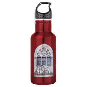 Bouteille D'eau En Acier Inoxydable Fenêtre en verre de Lion ailé San Marco