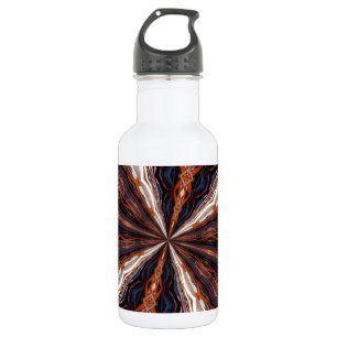 Bouteille D'eau En Acier Inoxydable Fenêtre en verre tendu Kaleidoscope 19