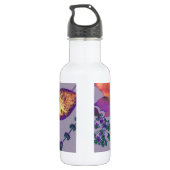 Bouteille D'eau En Acier Inoxydable Feuilles d'automne à Lilac (Dos)