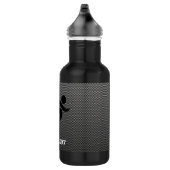 Bouteille D'eau En Acier Inoxydable Fibres Carbone Faux ; Exécution (Droite)