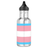 Bouteille d'eau en acier inoxydable Fierté Transge (Droite)