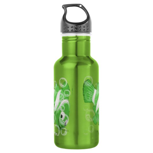 Bouteille D'eau En Acier Inoxydable FiShY (vert) (Dos)