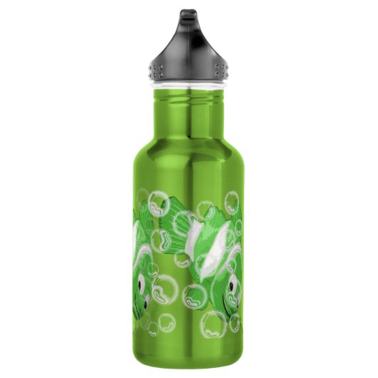 Bouteille D'eau En Acier Inoxydable FiShY (vert) (Droite)
