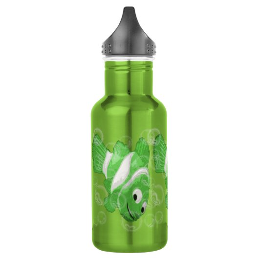 Bouteille D'eau En Acier Inoxydable FiShY (vert) (Gauche)