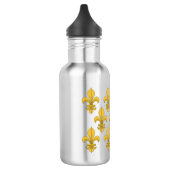 Bouteille D'eau En Acier Inoxydable Fleur de lis (Gauche)