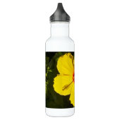 Bouteille D'eau En Acier Inoxydable Fleur d'Hibiscus jaune (Gauche)