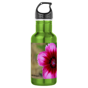 Bouteille D'eau En Acier Inoxydable Fleur rose