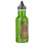 Bouteille D'eau En Acier Inoxydable Fleur rose (Gauche)