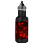 Bouteille D'eau En Acier Inoxydable Fleur rouge - (Droite)