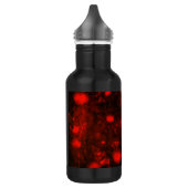 Bouteille D'eau En Acier Inoxydable Fleur rouge - (Gauche)