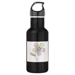 Bouteille D'eau En Acier Inoxydable Fleur unique