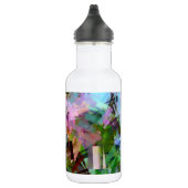 BOUTEILLE D'EAU EN ACIER INOXYDABLE FLEURS (Droite)