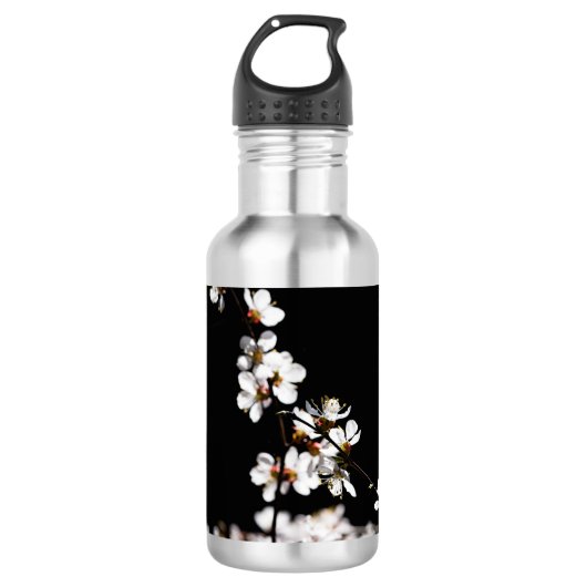 Bouteille D'eau En Acier Inoxydable Fleurs de Sakura (Devant)