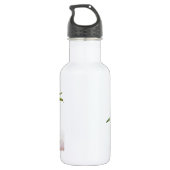 Bouteille D'eau En Acier Inoxydable Fleurs & Papillon (Dos)