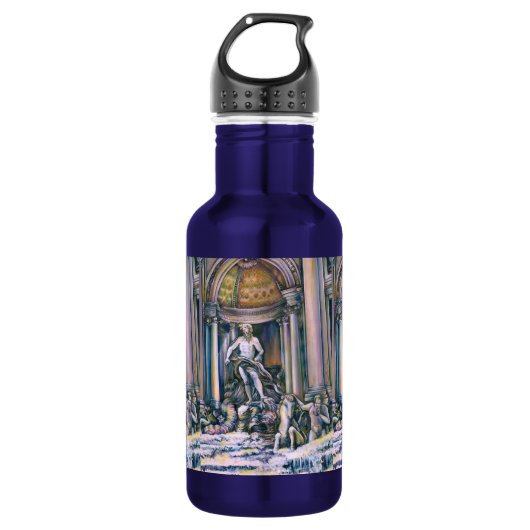 Bouteille D'eau En Acier Inoxydable Fontana Di Trevi, Roma (Devant)