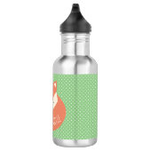 Bouteille D'eau En Acier Inoxydable Fox mignon personnalisé de sommeil (Droite)