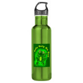 Bouteille D'eau En Acier Inoxydable FROG Pleinement confiance en Dieu (Devant)