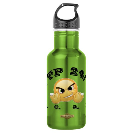 bouteille d'eau en acier inoxydable "FTP 24/7" (Devant)